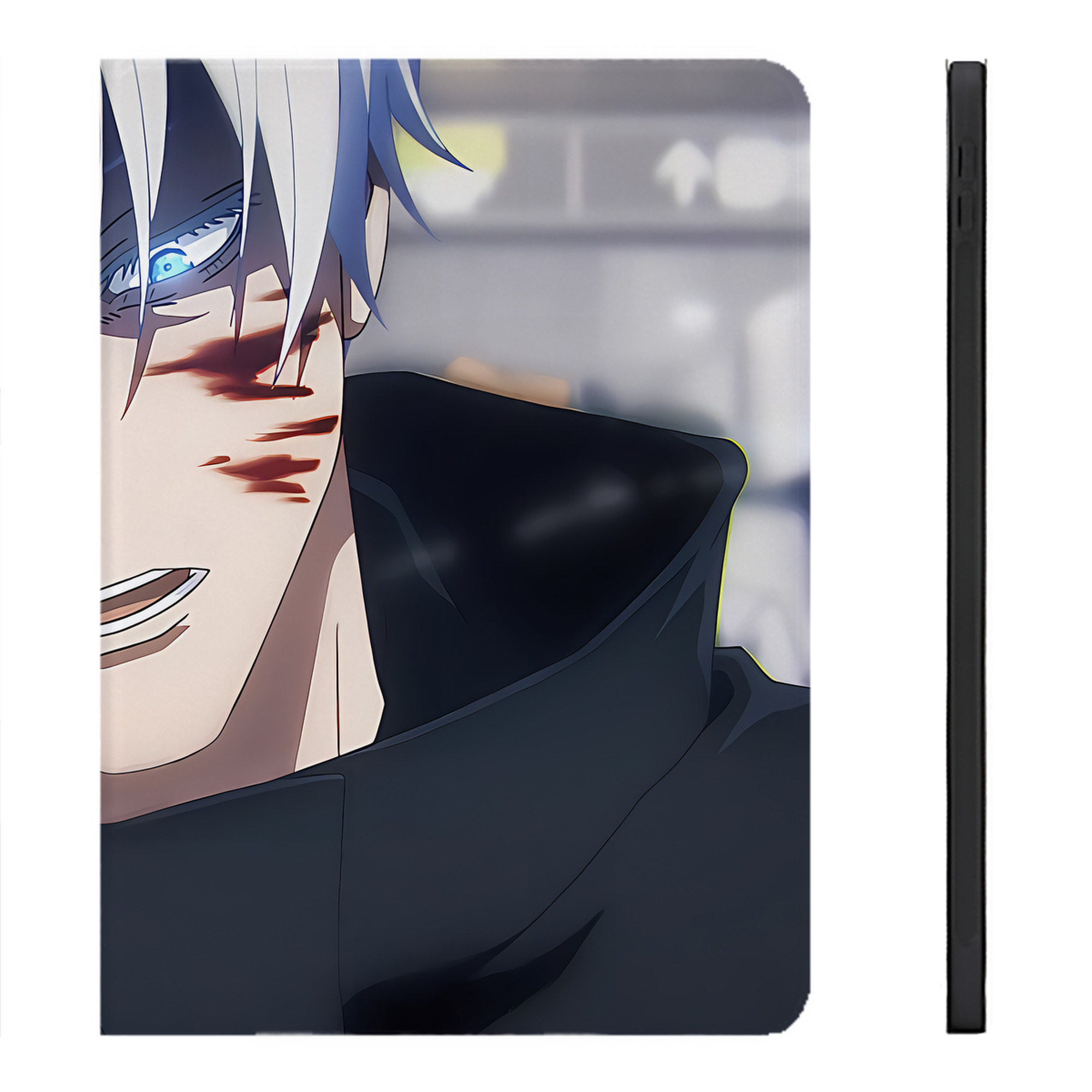 （画像用） 呪術廻戦 Jujutsu Kaisen IPadケース ペンホルダー付き ブックスタイルデザイン